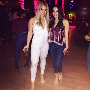 White bodycon romper